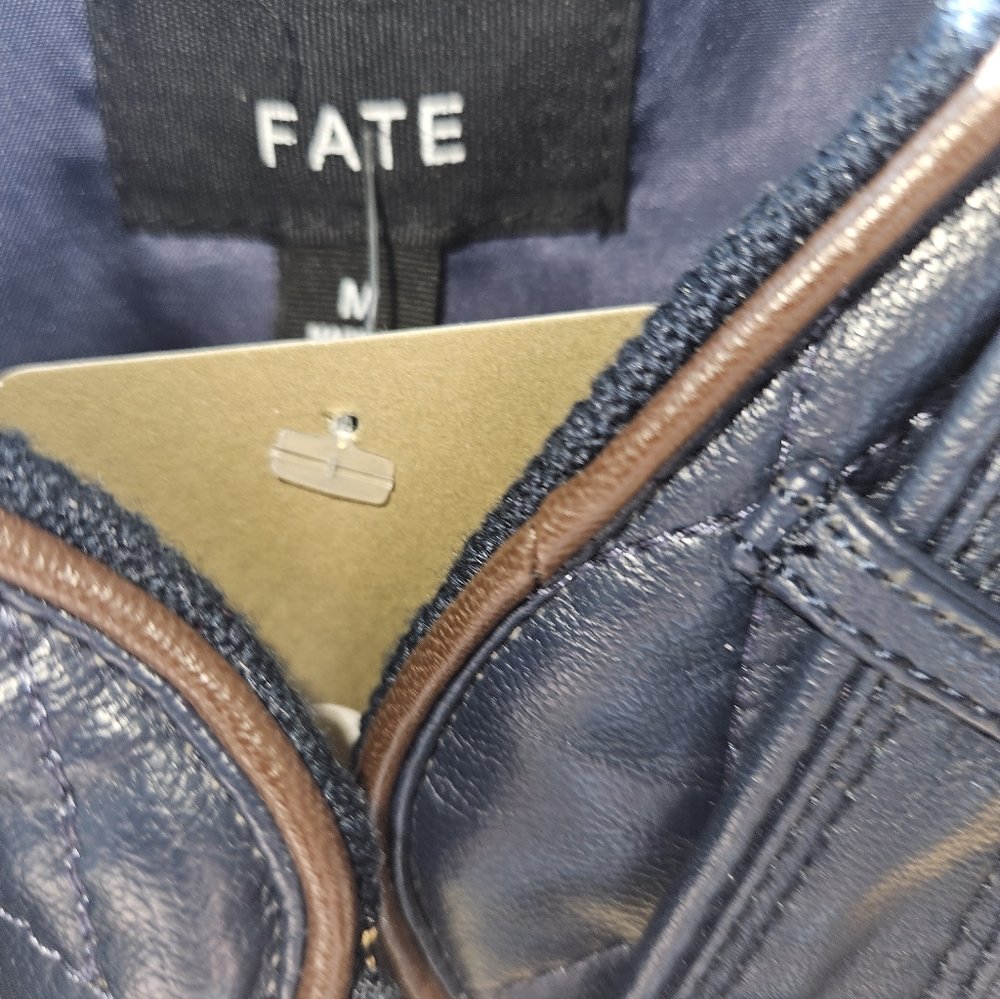 FATE Quilted Vegan Leather Vest - Picture 3 of 6